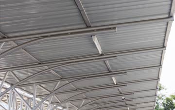 installing Upper Tullich metal roofing